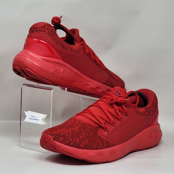 Under Armour UA Charged Vantage Red Men’s Sz Multi Running Shoes 3024699-600 New - Picture 5 of 10